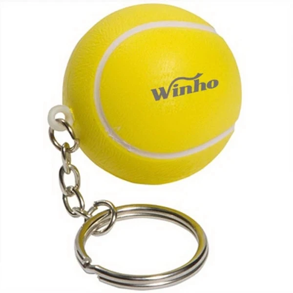 Tennis Ball Stress Reliever Key Chain 1
