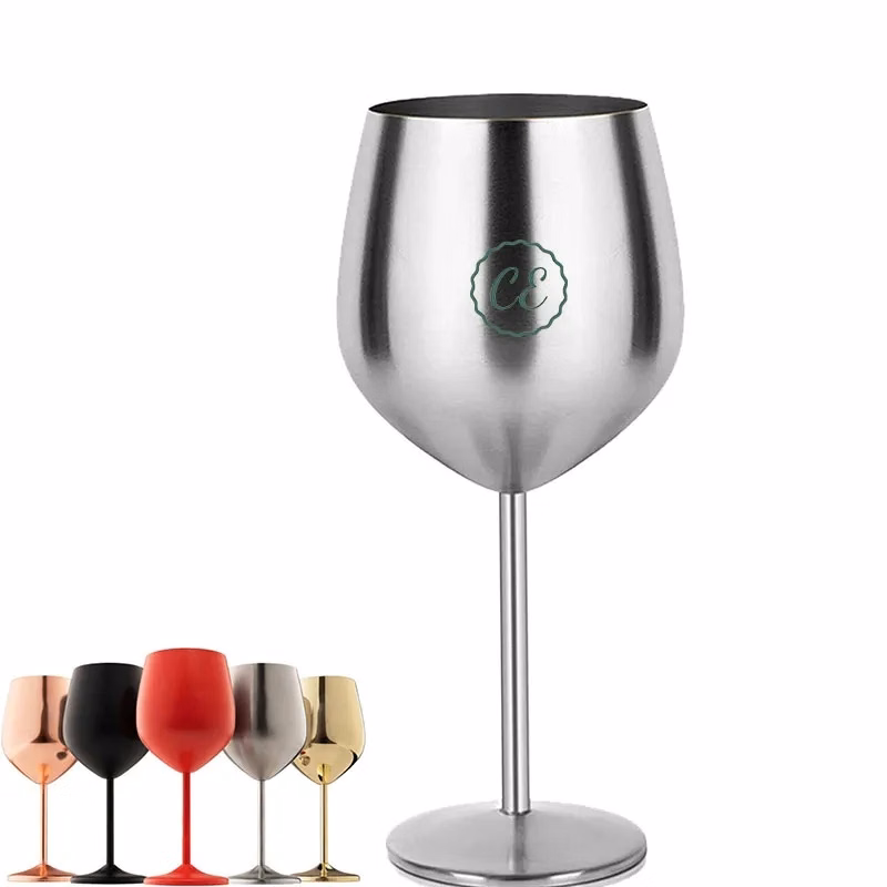 Stainless Steel Wine Glass - 18 oz