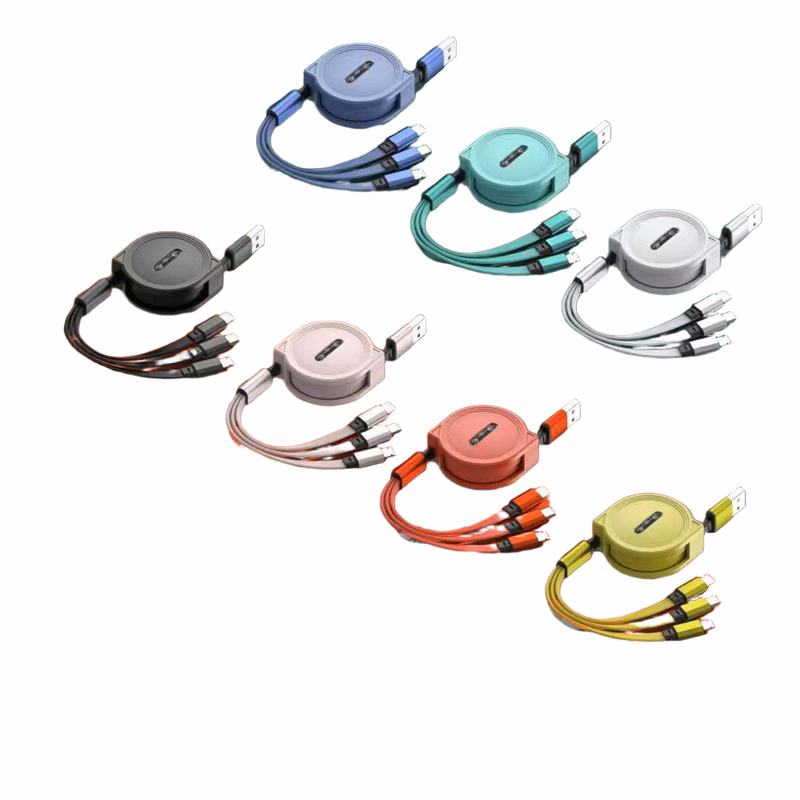 3 in 1 Retractable Fast Charging Cable
