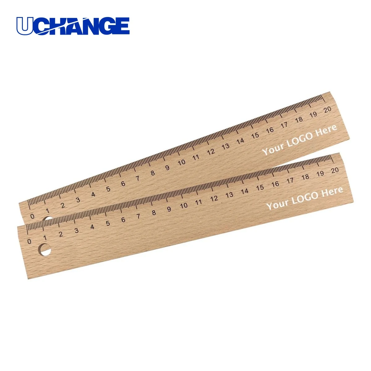 8-Inch Wooden Ruler 1