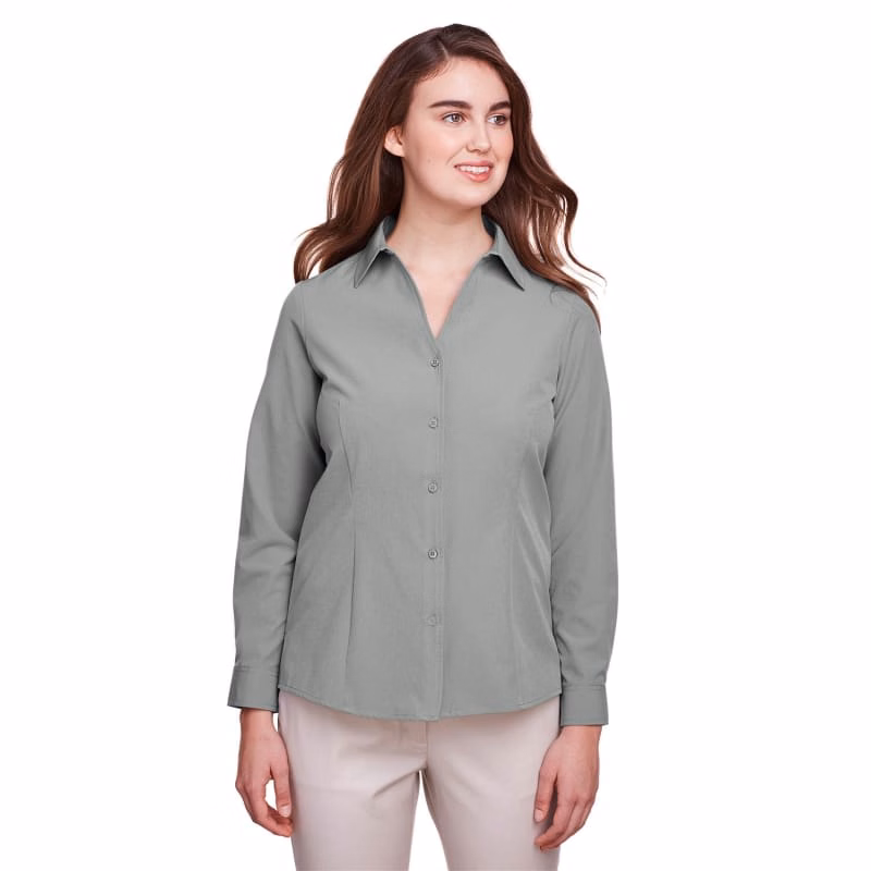 UltraClub Ladies' Bradley Performance Woven Shirt
