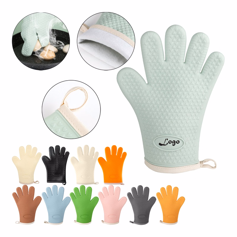 Silicone Oven Mitt Double Layers