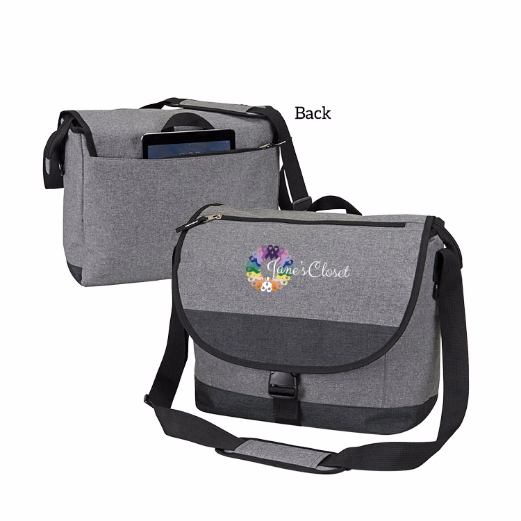 300D Flap Cover Laptop Messenger Bag