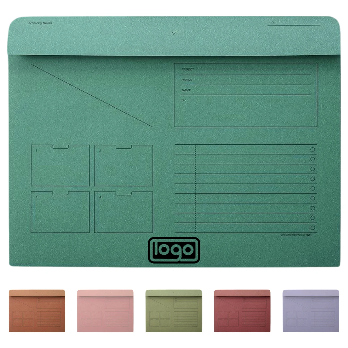 A4 Paper Pocket File Folder 1