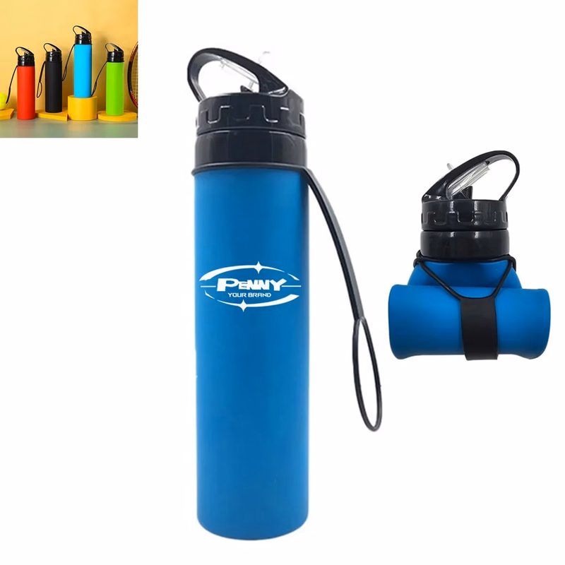 20Oz Silicone Collapsible Cup Folding Sports Water Bottle
