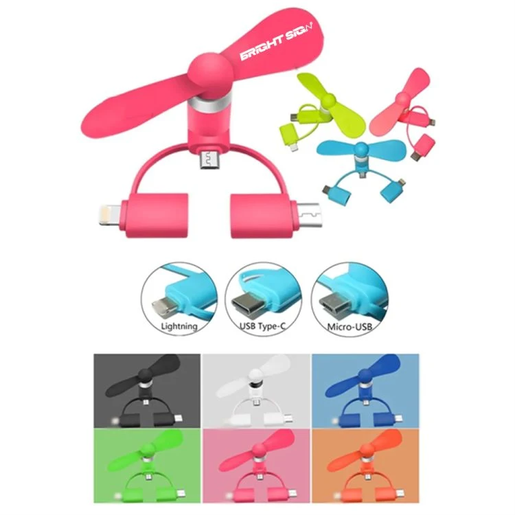 3-in-1 Mini Cellphone Fan 1