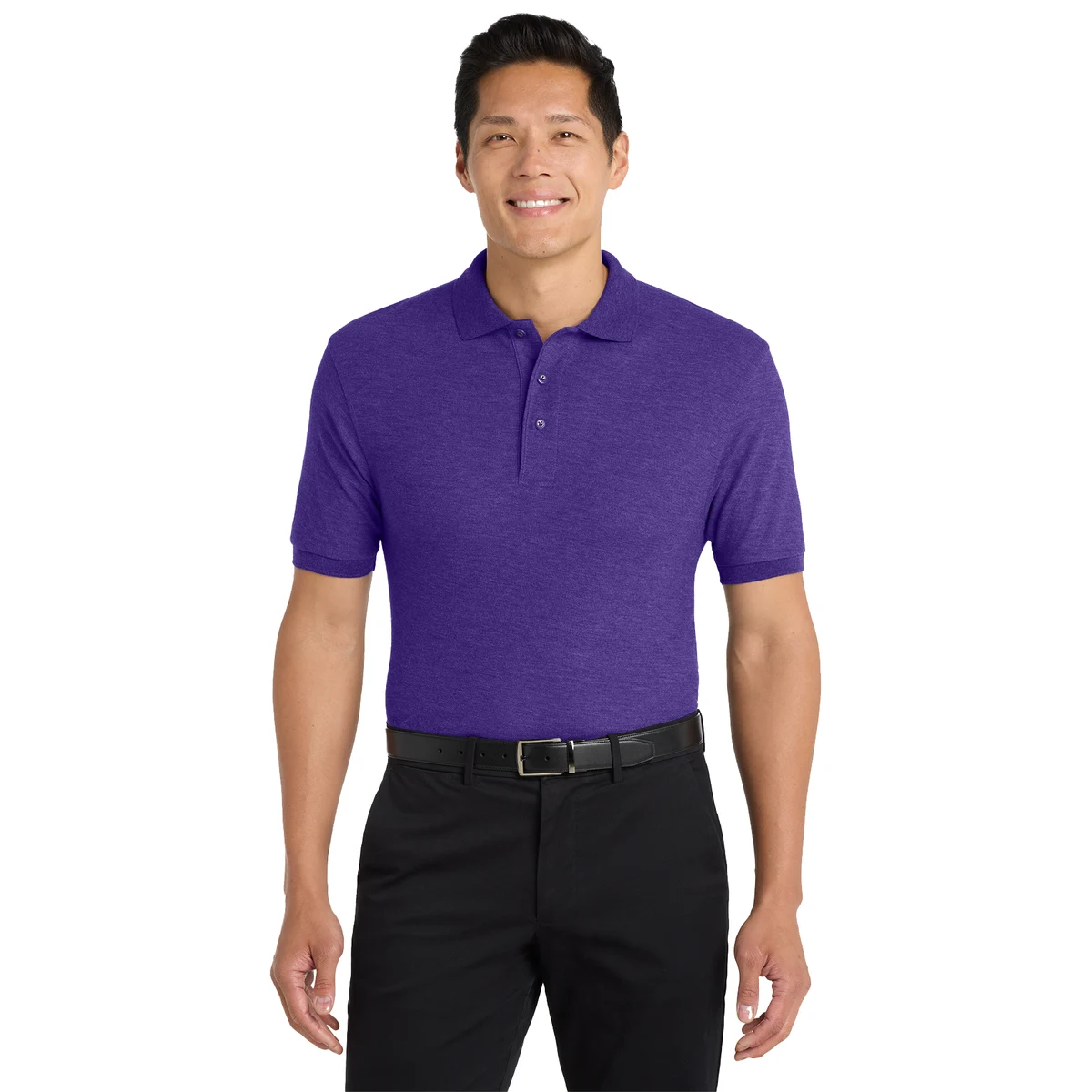 Men's 5 oz. 65/35 Poly/Cotton Pique Knit Silk Touch™ Sport Shirts 1