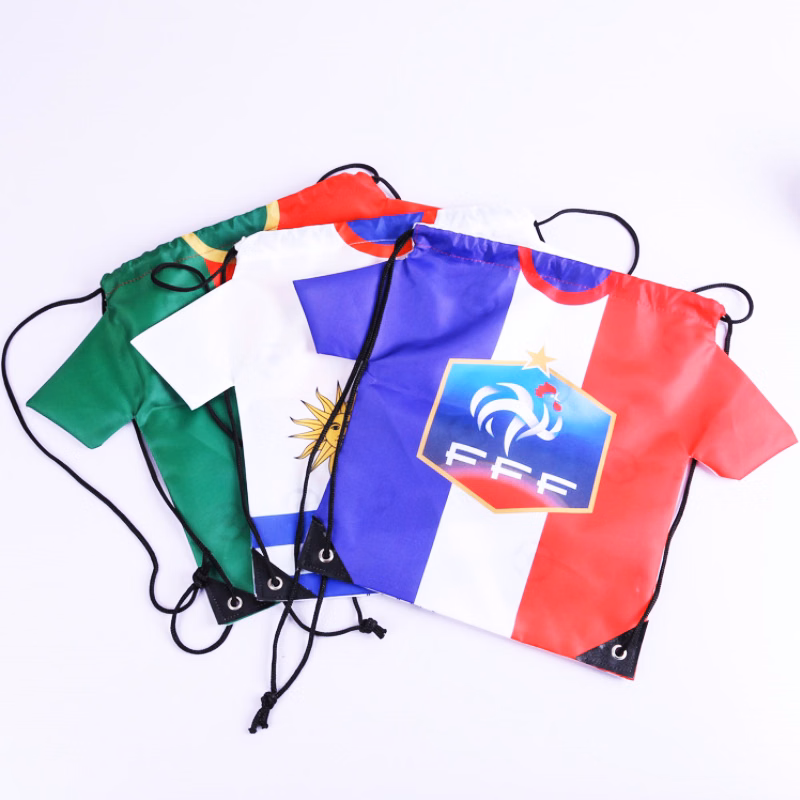 Full-color Imprint T-shirt Shape Drawstring Backpack