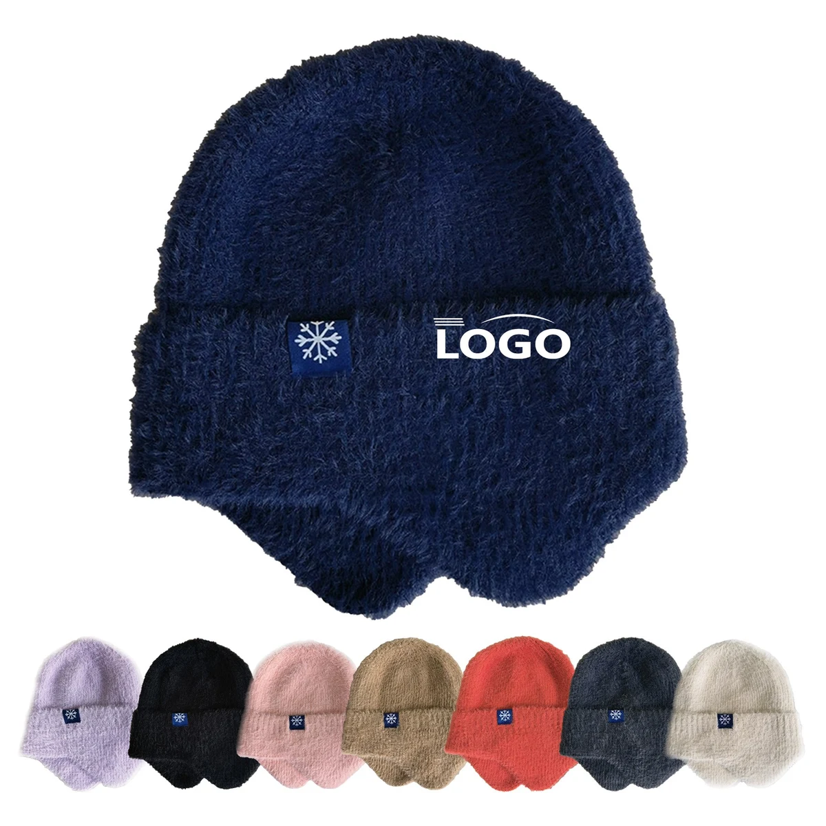 Plush Knitted Hat 1