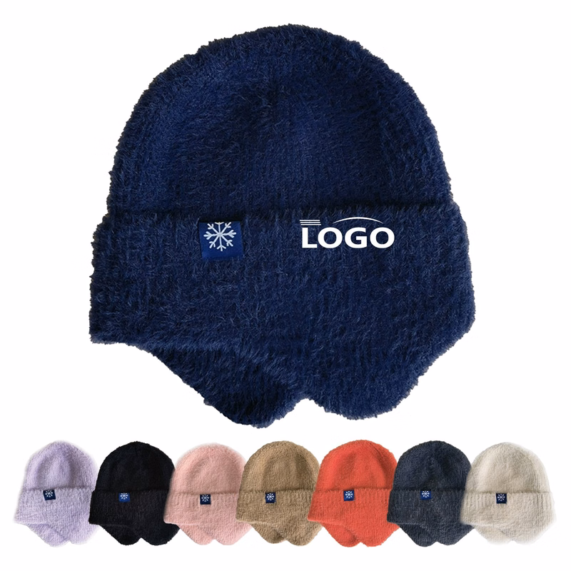 Plush Knitted Hat