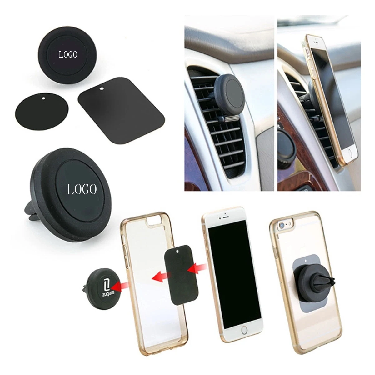 Auto Magnetic Cell Phone Car Dash Holder Smartphone Mount 1
