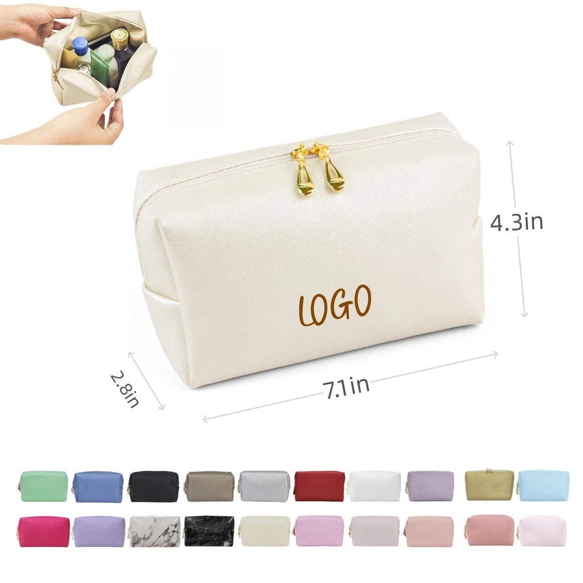 Customizable Logo Waterproof Toiletry Bags 1