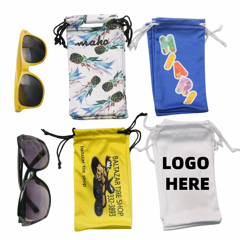 Microfiber Drawstring Pouch / Sunglasses Pouch