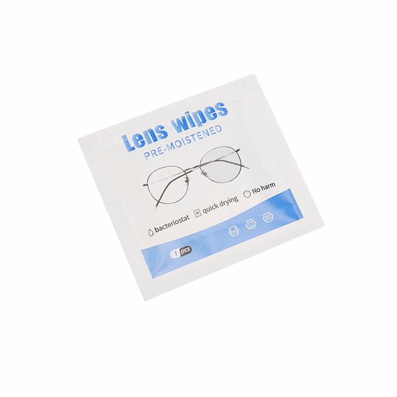 Disposable Individually Packaged Eyeglass Wipes