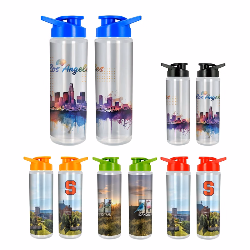 Lumina Full Color 24 oz. Bottle with Easy Pour Lid