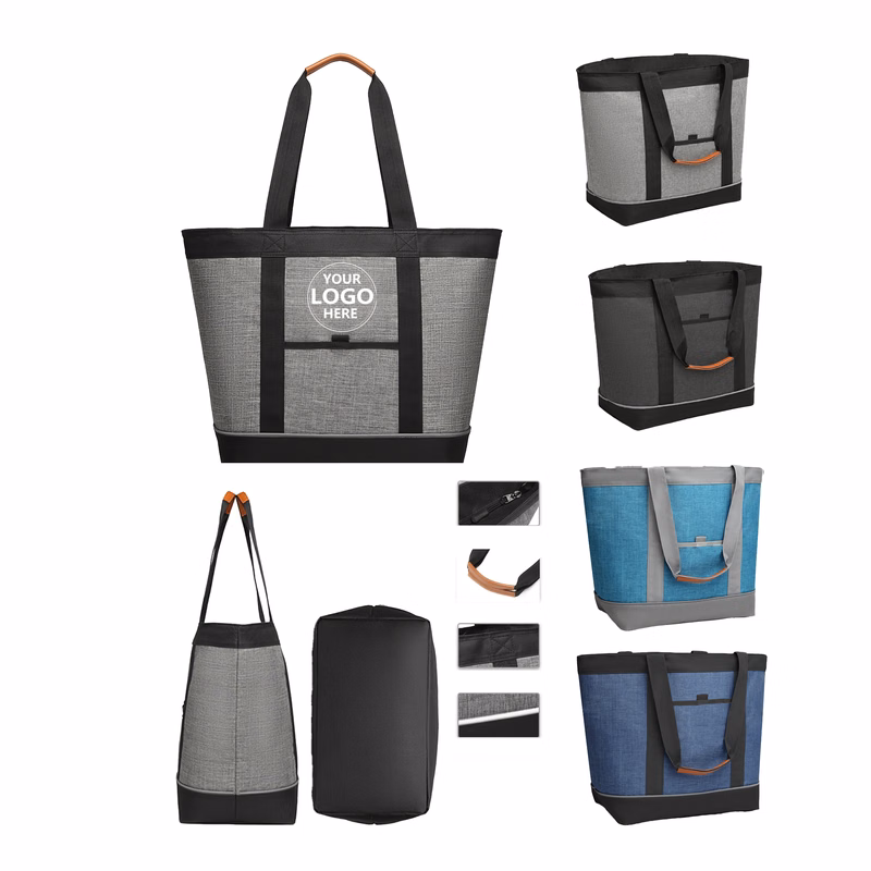 Waterproof Insulated Tote in Oxford Fabric