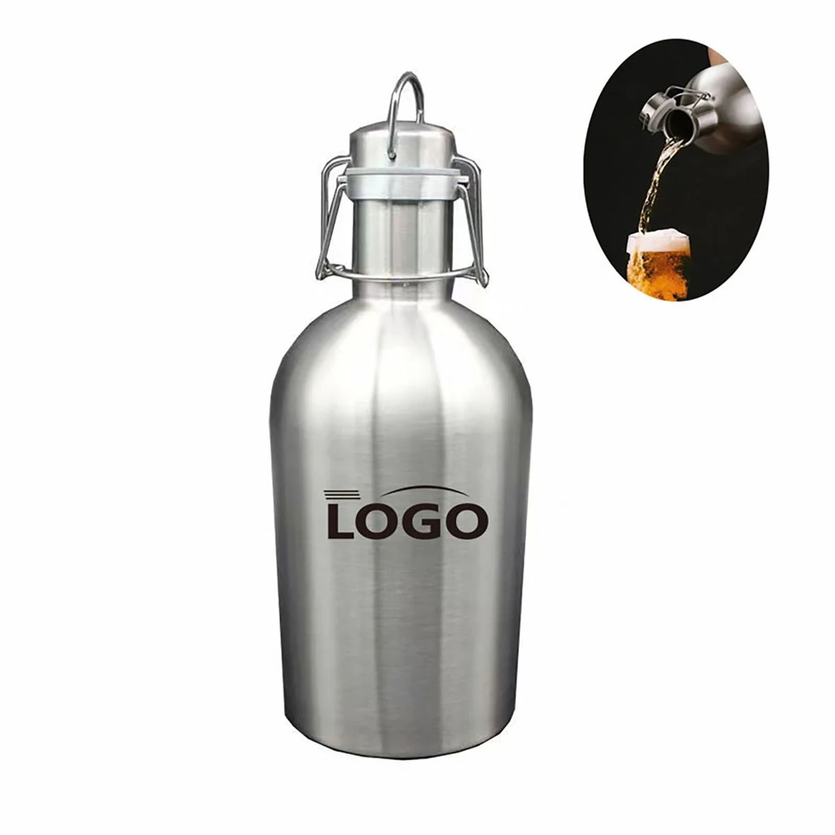 Stainless Steel Insulated Growler Bottle 1