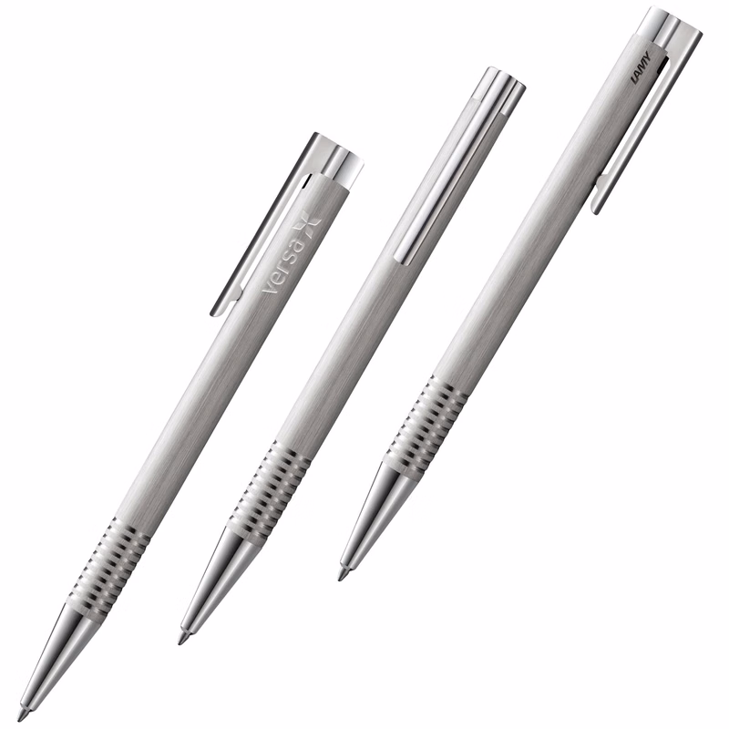 LAMY Logo Brushed Stainless Steel Ballpoint Pen