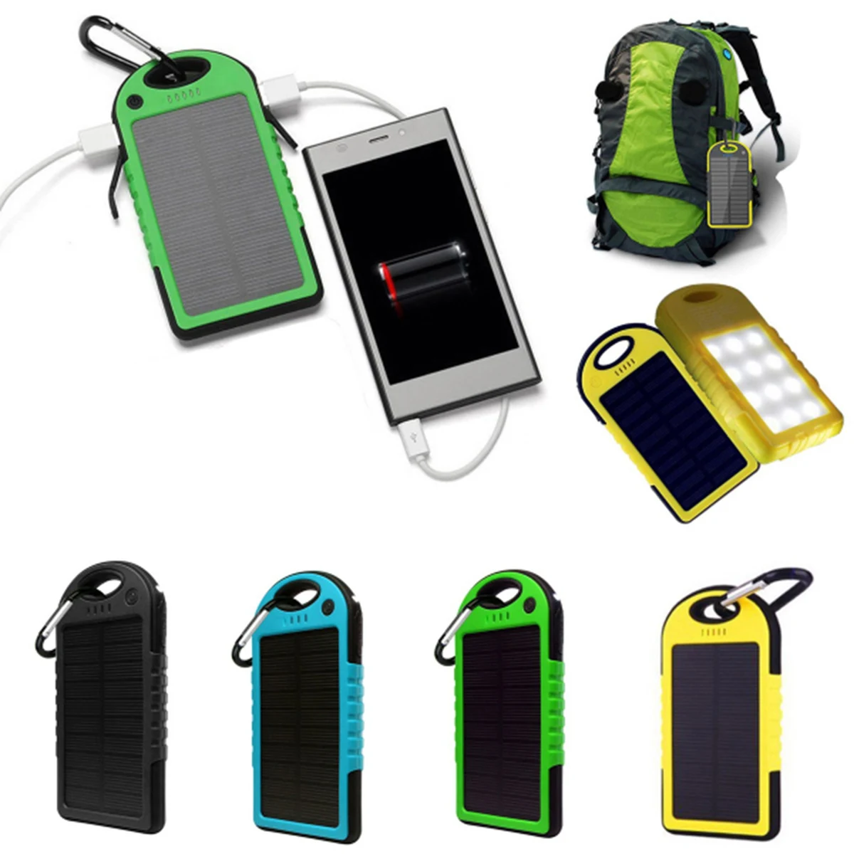Solar Power Bank with LED 1