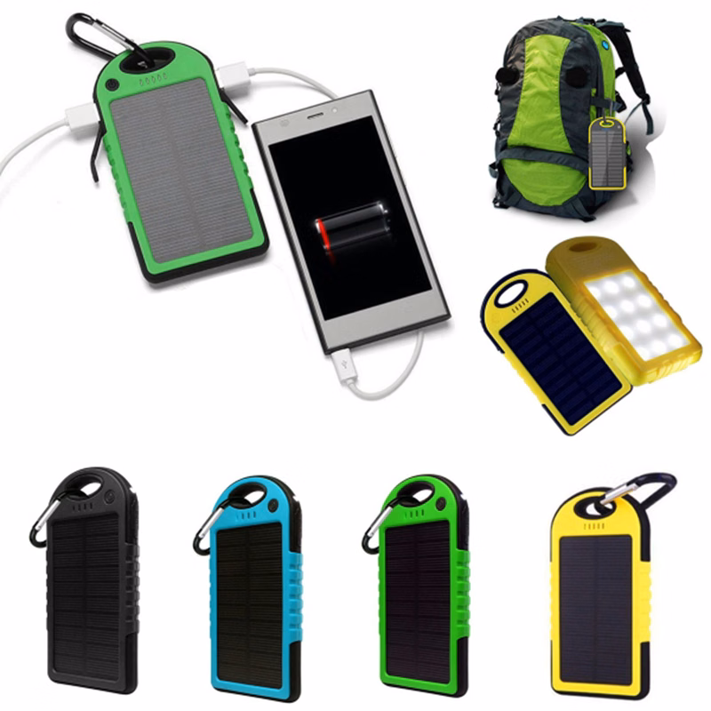 Solar Power Bank with LED