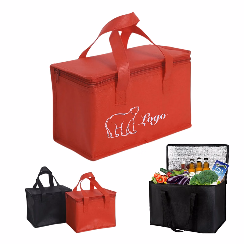 MOQ50 Large Insulate Grocery Cooler Bags