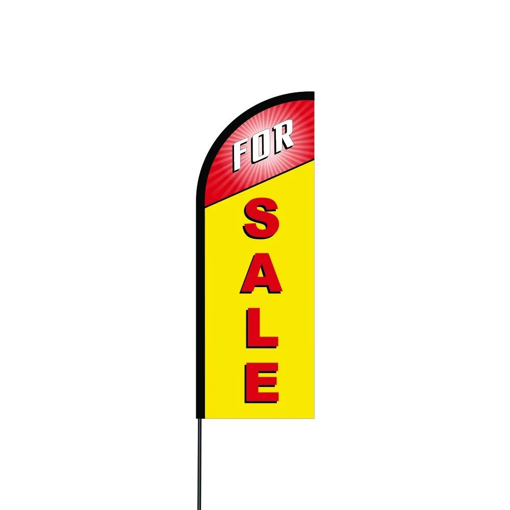 For Sale Flag Kit 11' Feet Feather Flag Sign Outdoor Banner 1