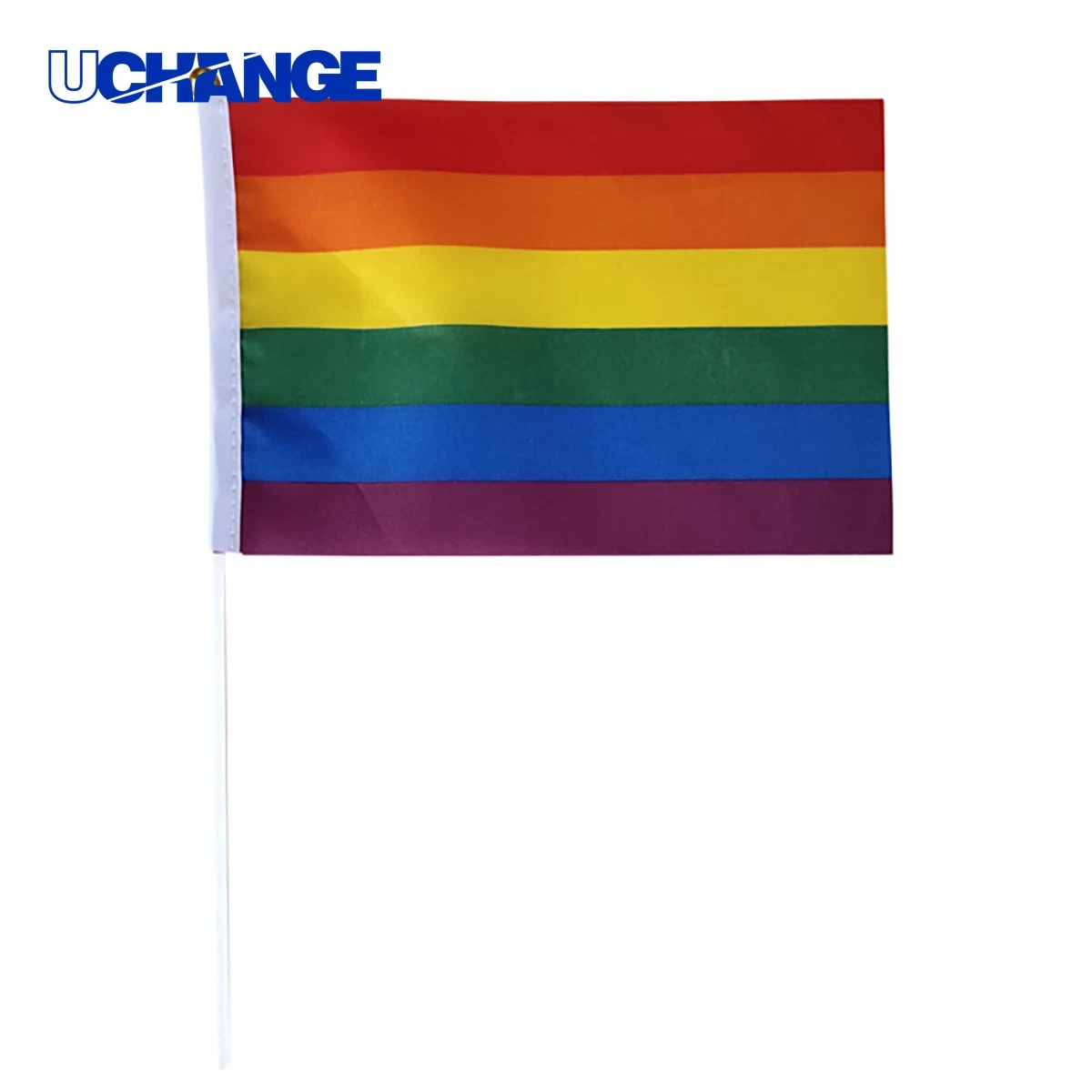 Rainbow Small Hand Flag for Promotions 1