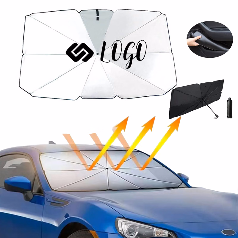 Car Front Windshield Foldable Sunshades Umbrella
