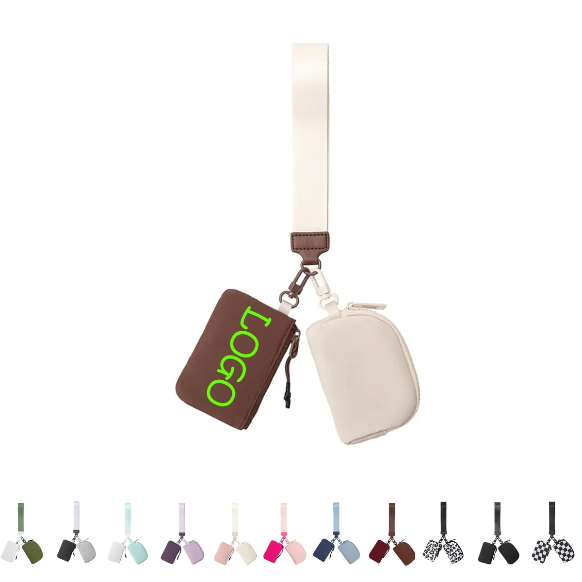 Dual Pouch Wristlet Wallet for Women 1