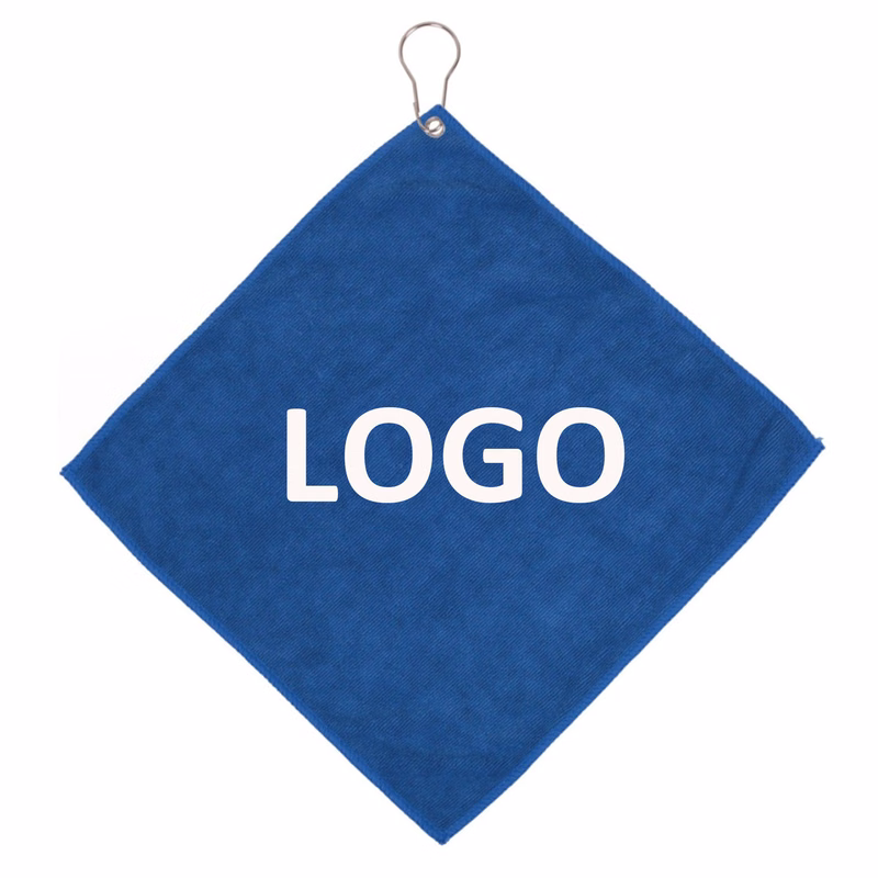 Microfiber Golf Towel With Metal Grommet Clip