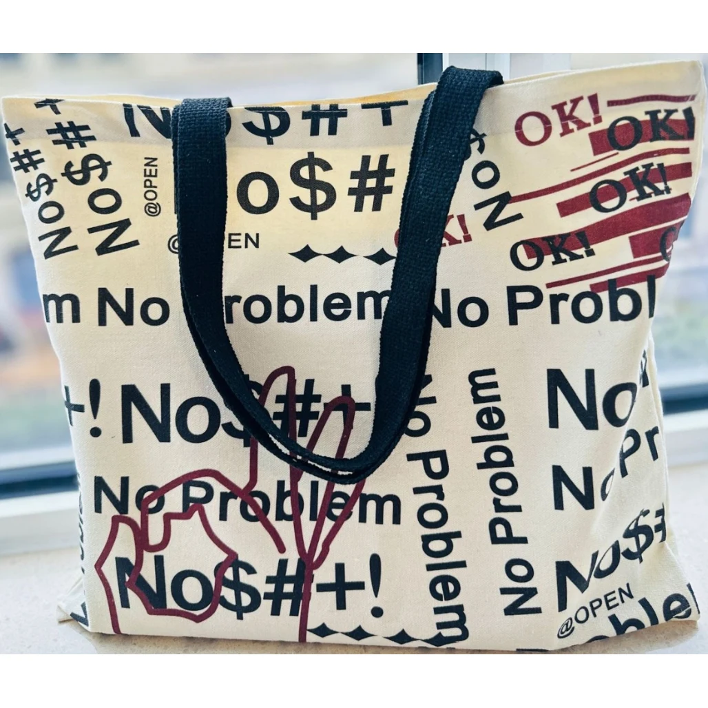Recycle Tote Bag, custom tote bag with logo imprint 1