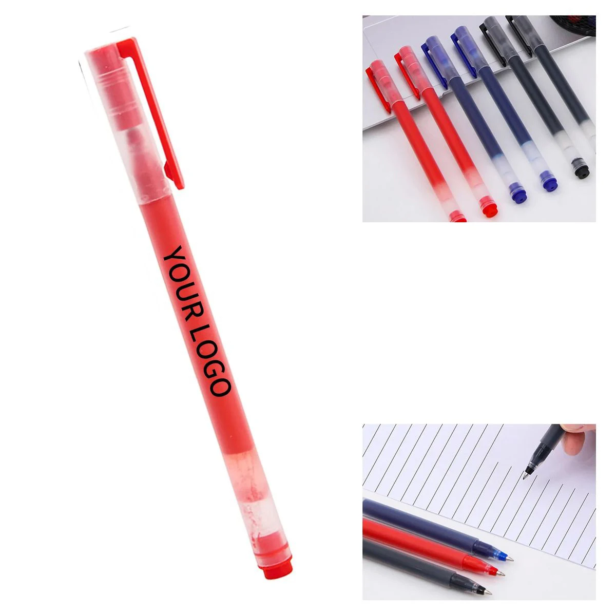 Plastic Transparent Pen with Smooth Writing Flow 1