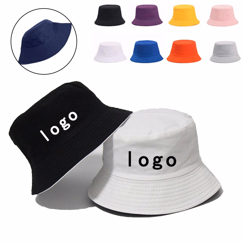 Flat-Top Sun Protection And Shading Custom Bucket Hat