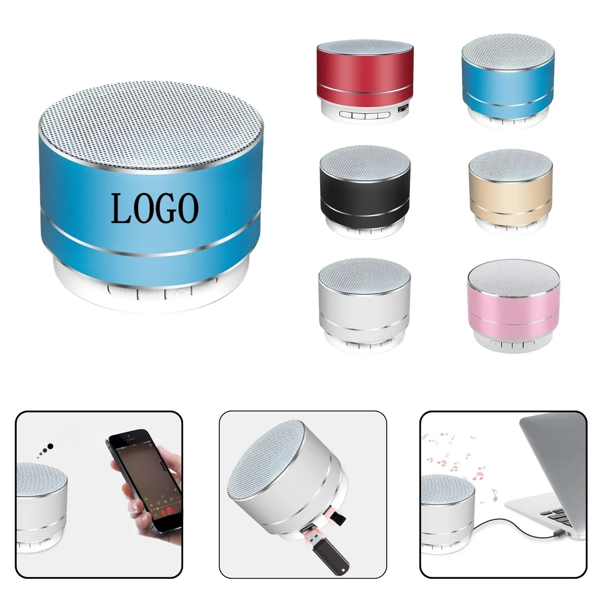 Mini Steel Cannon Wireless Speaker 1
