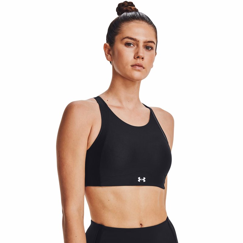 UA Infinity Mid High Neck Shine Women's Sports Bra