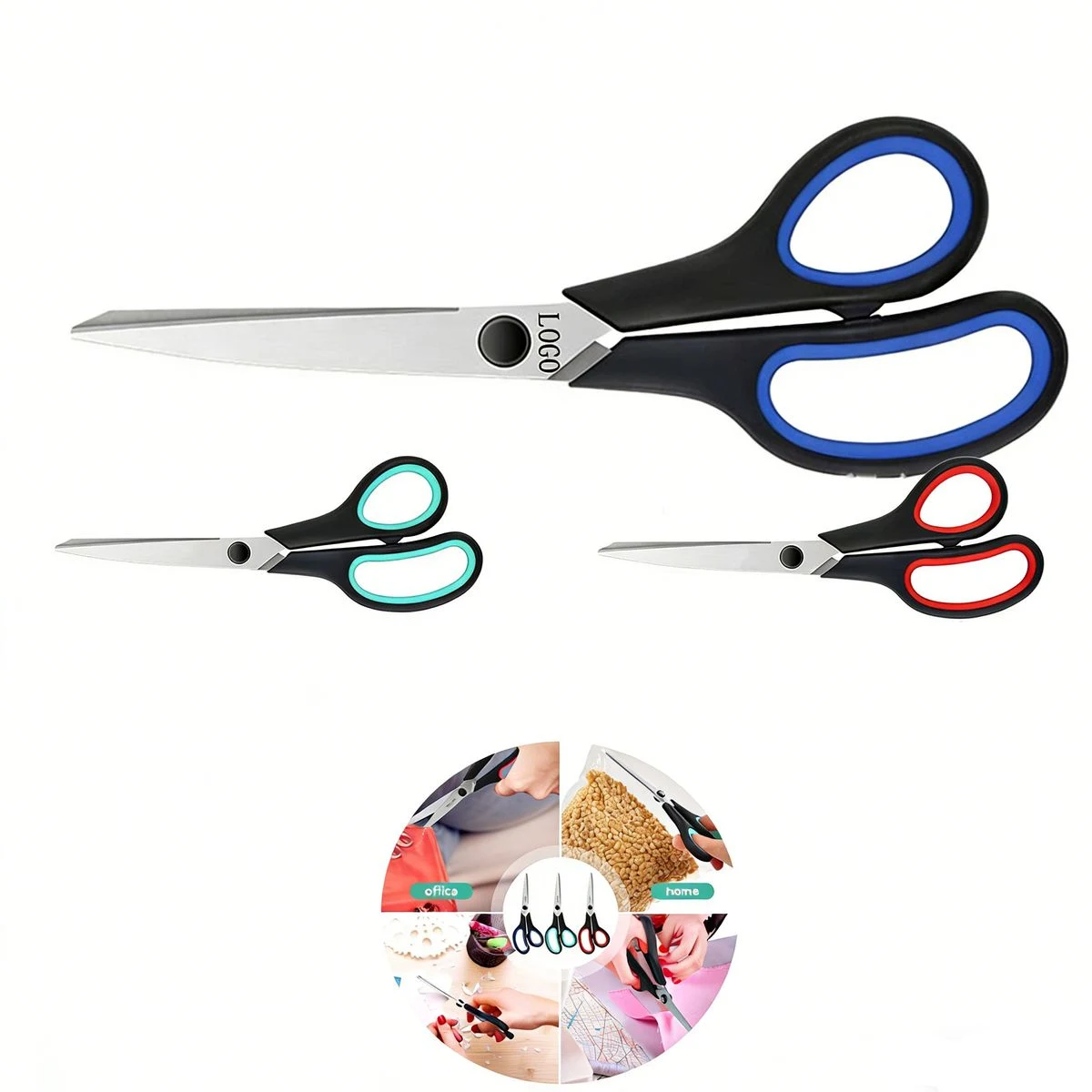Heavy Duty Scissors Sharp Comfort Grip for Office Home 1