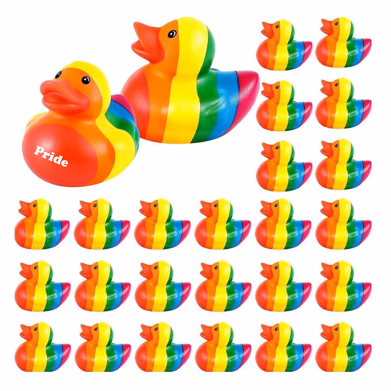 Rainbow Rubber Duck
