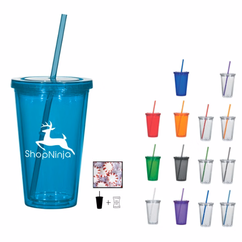 16 oz. Double Wall Tumbler With Jolly Ranchers
