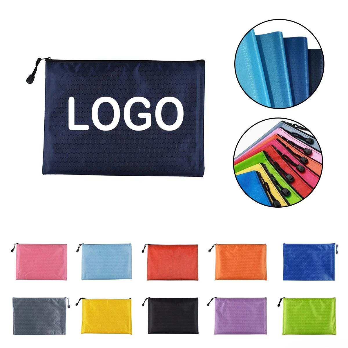 A4 Waterproof Zipper File Bag 1