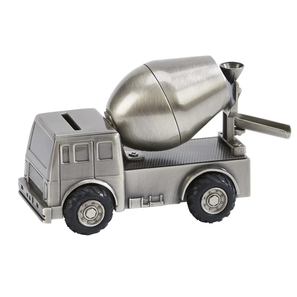 Pewter Cement Mixer Bank 1