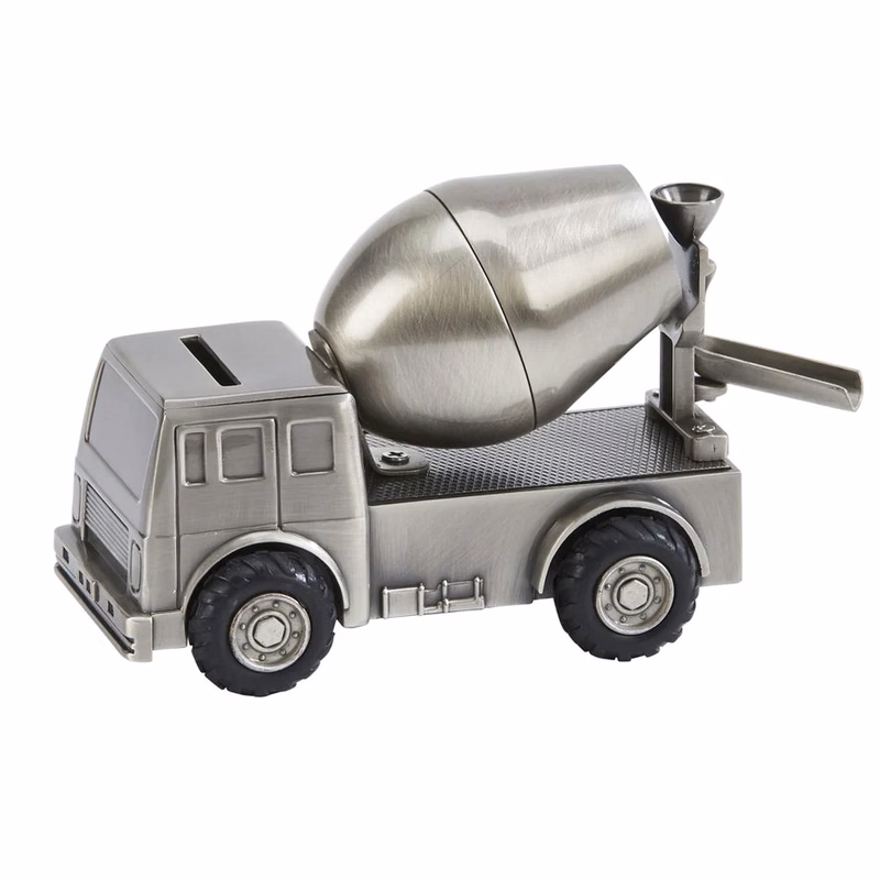 Pewter Cement Mixer Bank