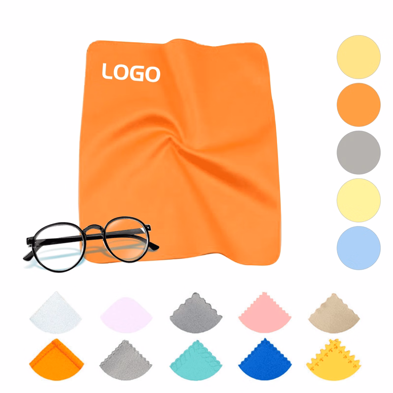 100% polyester Microfiber Cleaning Eyeglasses Cloth