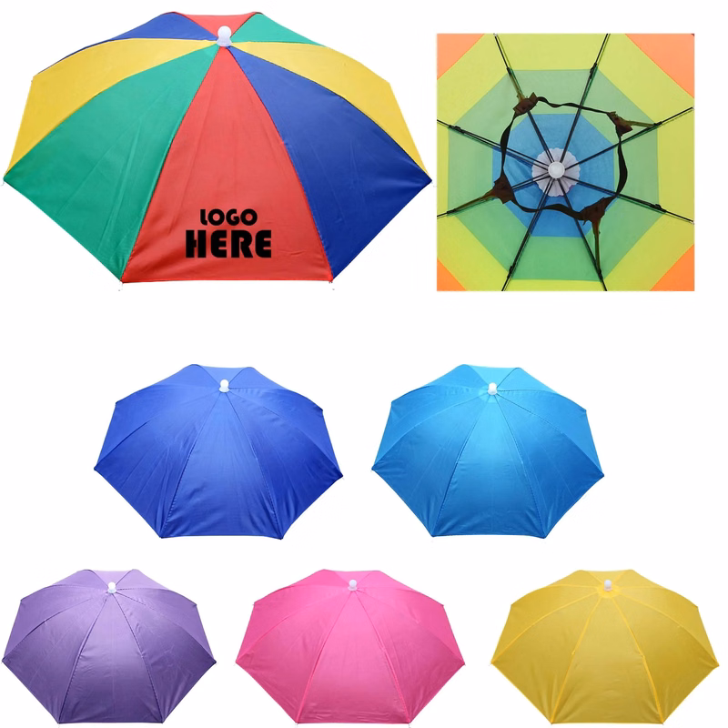 27.2" Waterproof Sunscreen Umbrella Hat