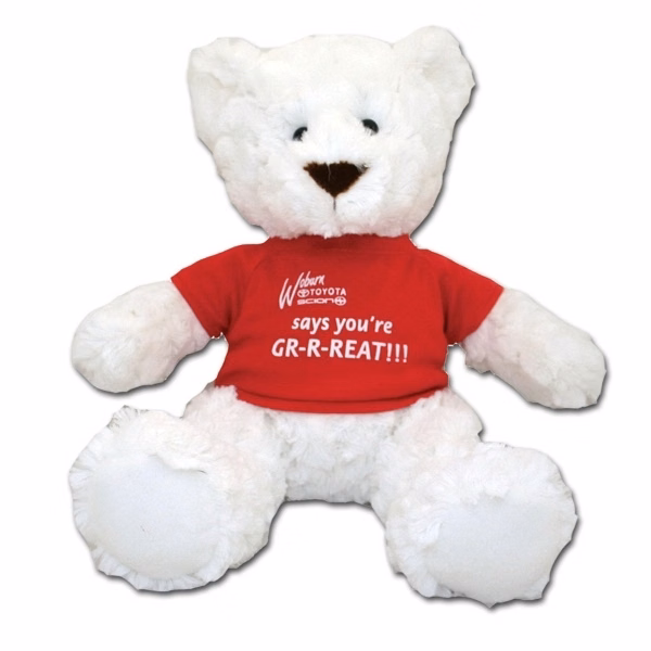13" Classic White Bear