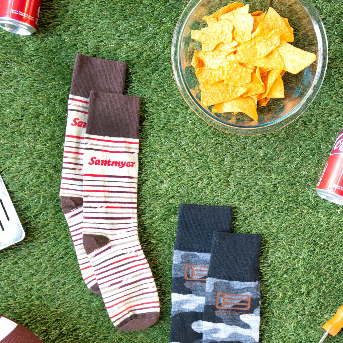 Casual Super Bowl Socks - Kick Off Game Day in Style - American Made 1