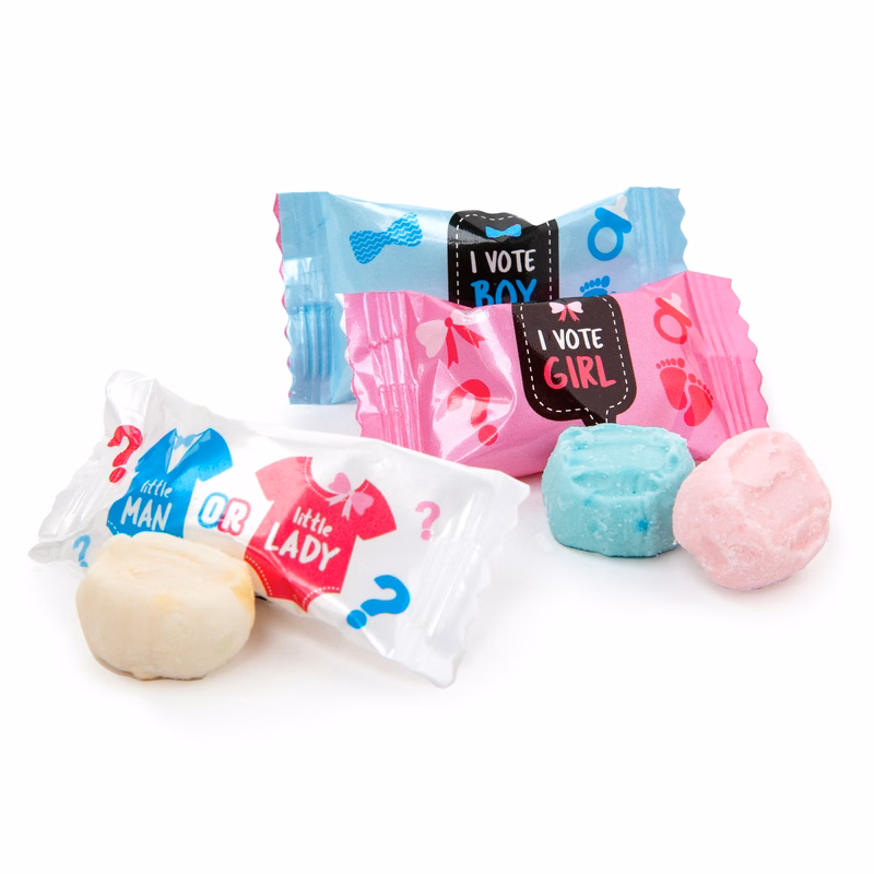 Gender Reveal Wrapped Buttermints