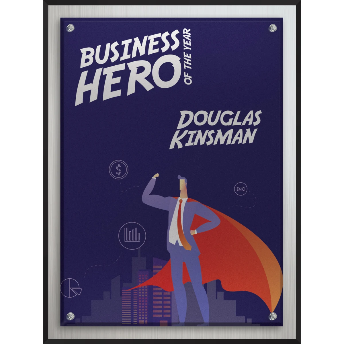Large Econo Plaque (9"x 12"x 3/4") (PhotoImage) 1
