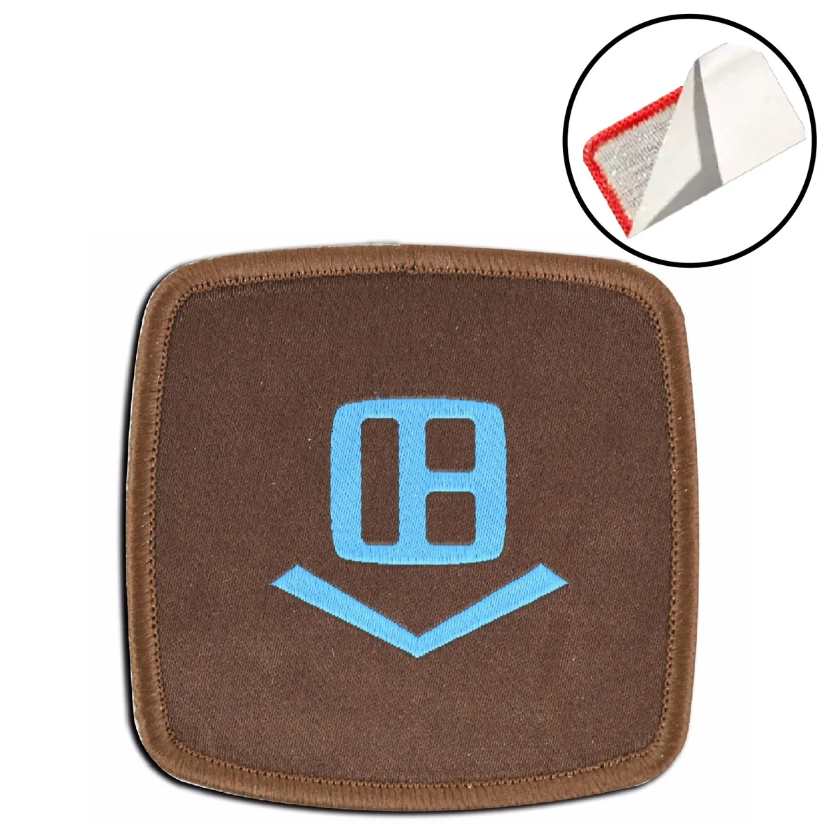 50% Custom Embroidered Patches - Peel & Stick Backing 1