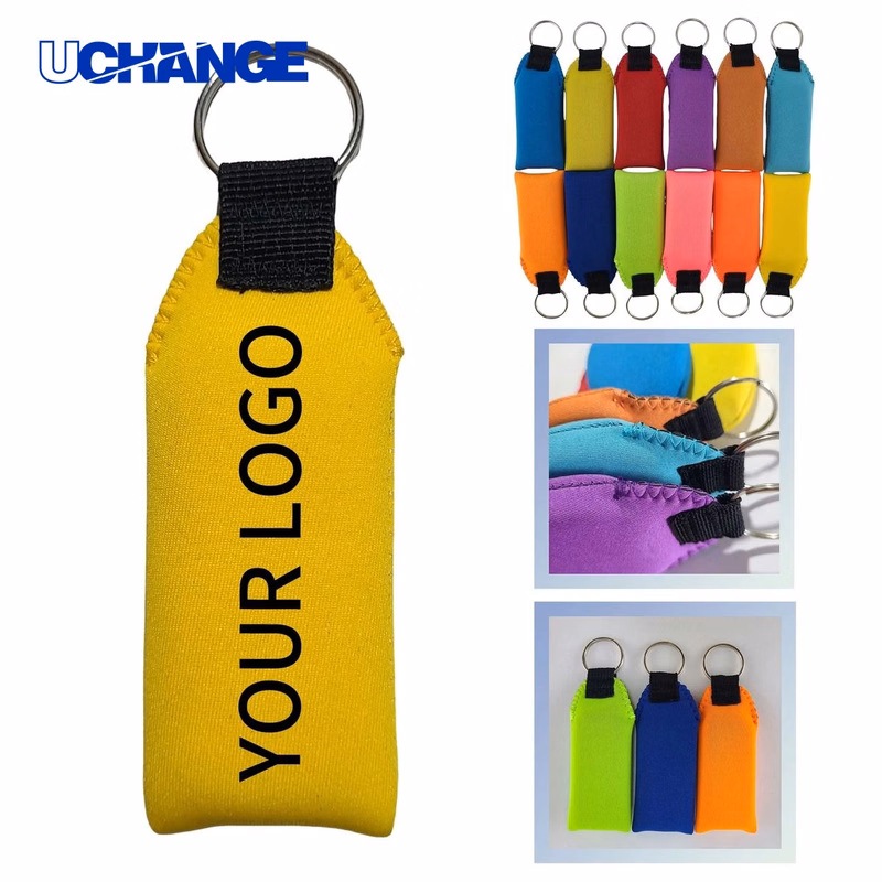 Floating Neoprene Keychain Accessory 4" x 1.8" Buoyant Design