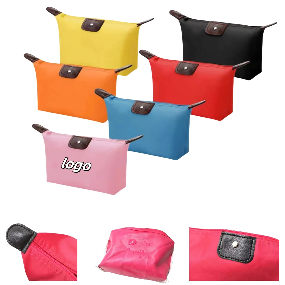 Lightweight Nylon Waterproof Cosmetic Bag MOQ50 1